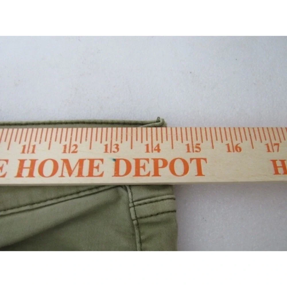Free People We The Free‎ Green Mid-Rise Skinny Cotton Rayon Pant Size 28/25